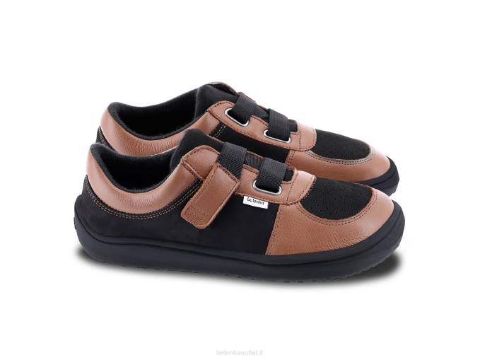 scarpe da ginnastica per bambini a piedi nudi - fluide Marrone nero Be Lenka 80JV201
