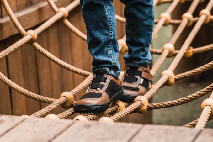 scarpe da ginnastica per bambini a piedi nudi - fluide Marrone nero Be Lenka 80JV201