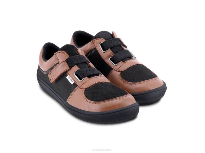 scarpe da ginnastica per bambini a piedi nudi - fluide Marrone nero Be Lenka 80JV201