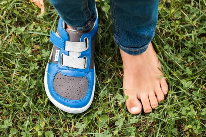 scarpe da ginnastica per bambini a piedi nudi - fluide blu grigio Be Lenka 80JV199