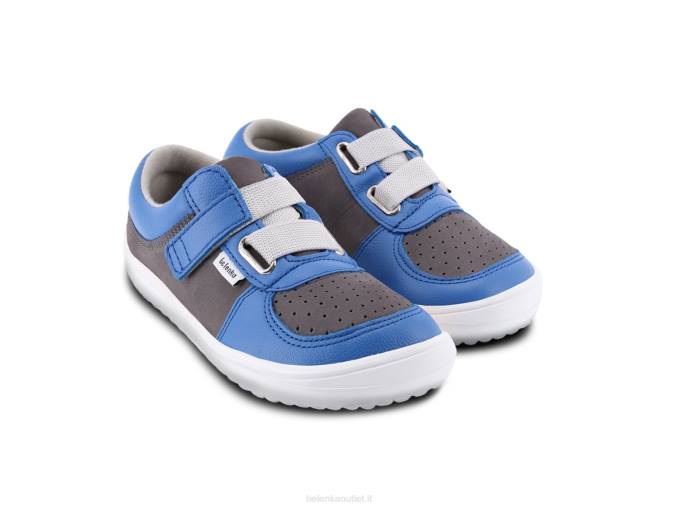 scarpe da ginnastica per bambini a piedi nudi - fluide blu grigio Be Lenka 80JV199