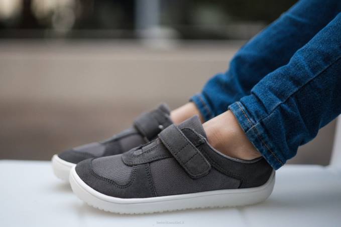scarpe da ginnastica per bambini a piedi nudi - gioia grigio Be Lenka 80JV220