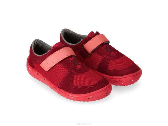 scarpe da ginnastica per bambini a piedi nudi - gioia tutto rosso Be Lenka 80JV223