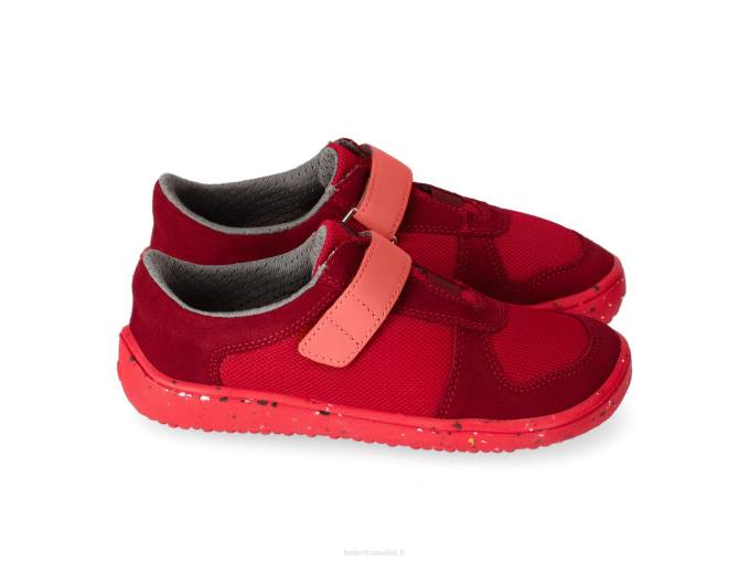 scarpe da ginnastica per bambini a piedi nudi - gioia tutto rosso Be Lenka 80JV223