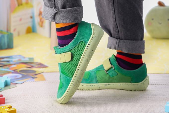 scarpe da ginnastica per bambini a piedi nudi - gioia tutto verde Be Lenka 80JV222