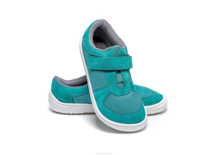 scarpe da ginnastica per bambini a piedi nudi - gioia verde acqua Be Lenka 80JV218