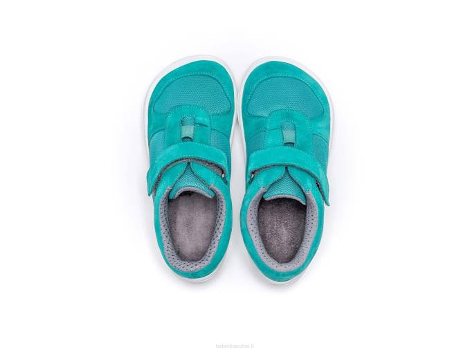 scarpe da ginnastica per bambini a piedi nudi - gioia verde acqua Be Lenka 80JV218