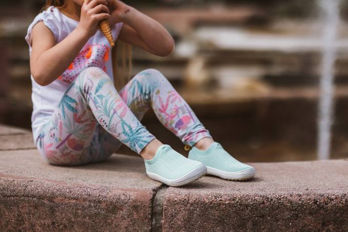 vantaggio delle scarpe da ginnastica a piedi nudi per bambini menta verde Be Lenka 80JV216
