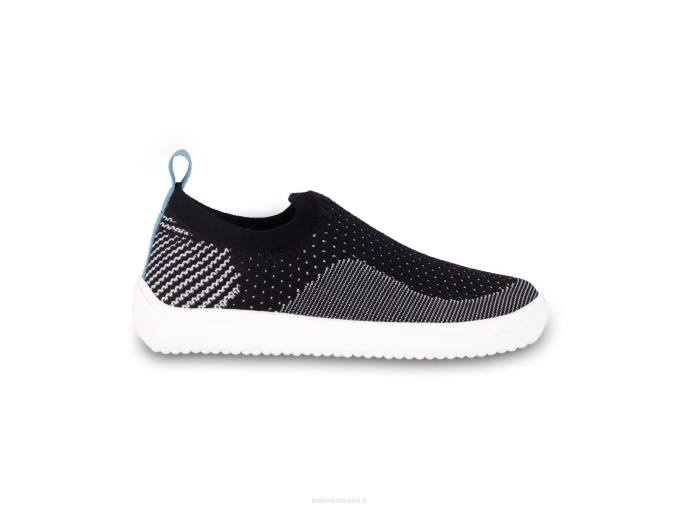 vantaggio delle scarpe da ginnastica a piedi nudi per bambini nero bianco Be Lenka 80JV215