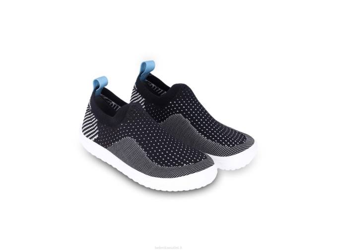 vantaggio delle scarpe da ginnastica a piedi nudi per bambini nero bianco Be Lenka 80JV215