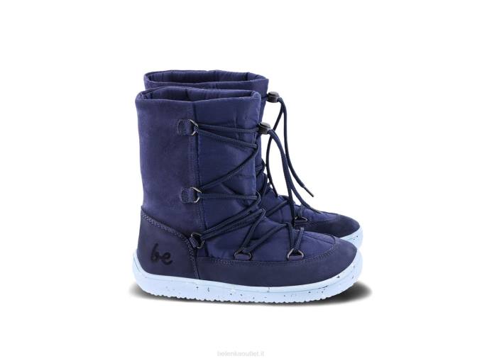 inverno bambini a piedi nudi snowfox bambini 2.0 blu scuro e chiaro Be Lenka 80JV196