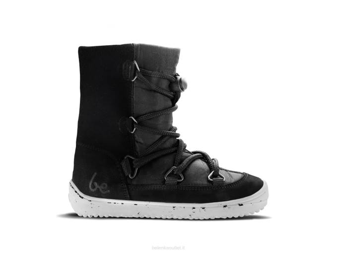 inverno bambini a piedi nudi snowfox bambini 2.0 nero Be Lenka 80JV195