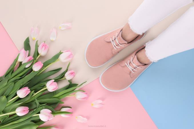 donne stile scarpe a piedi nudi rosa pesca Be Lenka 80JV160