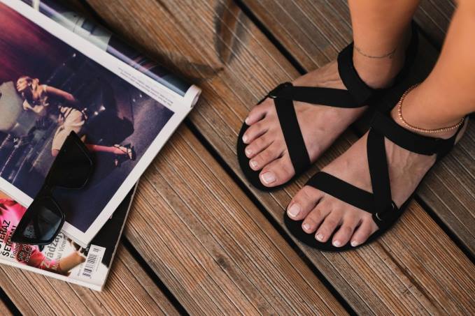 donne sandali a piedi nudi - flexi nero Be Lenka 80JV174