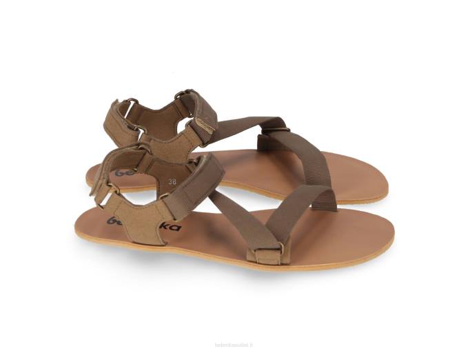 donne sandali a piedi nudi - flexi verde oliva Be Lenka 80JV176