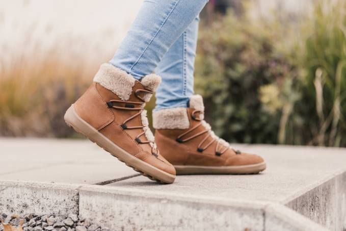 donne beatitudine degli stivali invernali a piedi nudi marrone Be Lenka 80JV141