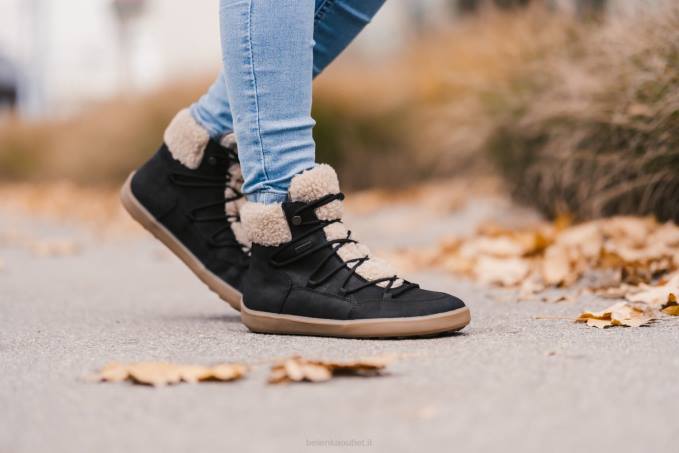donne beatitudine degli stivali invernali a piedi nudi nero Be Lenka 80JV142