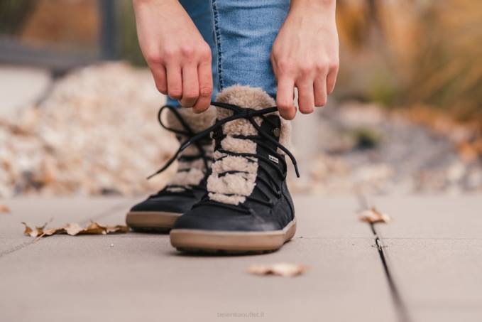 donne beatitudine degli stivali invernali a piedi nudi nero Be Lenka 80JV142