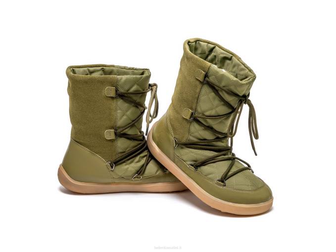 donne stivali invernali a piedi nudi donna snowfox Army Green Be Lenka 80JV150