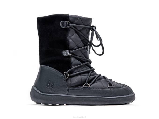 donne stivali invernali a piedi nudi donna snowfox tutto nero Be Lenka 80JV149