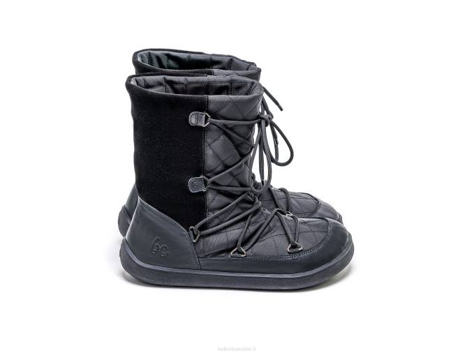 donne stivali invernali a piedi nudi donna snowfox tutto nero Be Lenka 80JV149