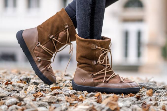 donne stivali invernali a piedi nudi snowfox (donne) Marrone scuro Be Lenka 80JV151