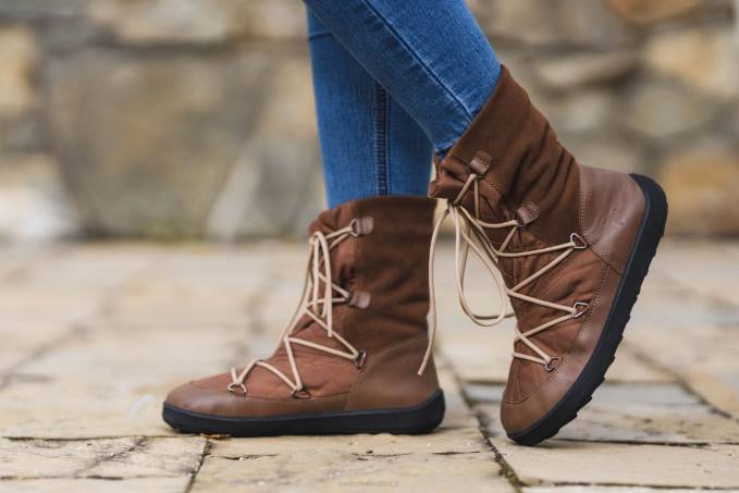donne stivali invernali a piedi nudi snowfox (donne) Marrone scuro Be Lenka 80JV151