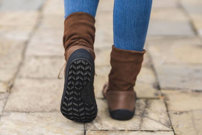 donne stivali invernali a piedi nudi snowfox (donne) Marrone scuro Be Lenka 80JV151