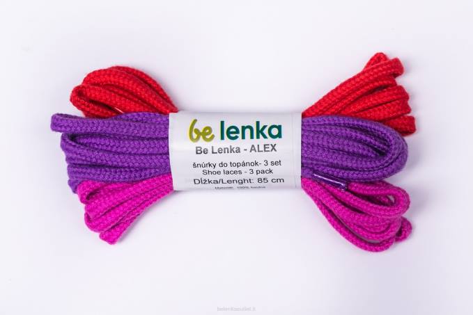 uomini lacci per scarpe confezione da 3 - alexBe Lenka 80JV125