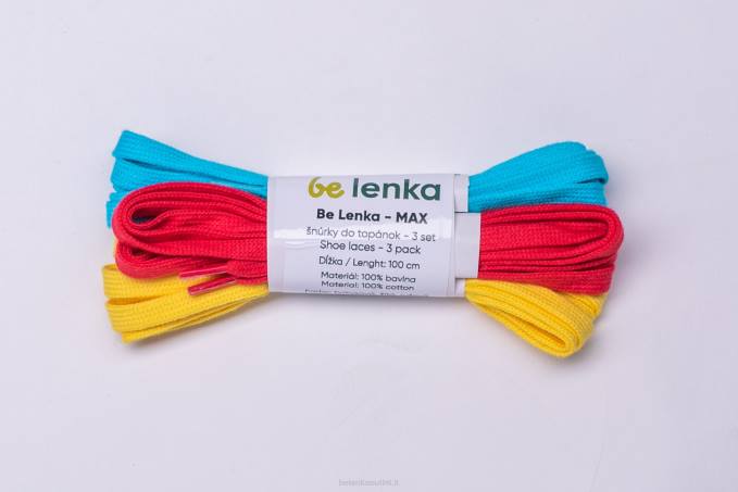 uomini lacci per scarpe confezione da 3 - maxBe Lenka 80JV128