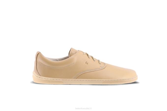 uomini scarpe a piedi nudi paesaggio urbano marrone caramello salato Be Lenka 80JV1