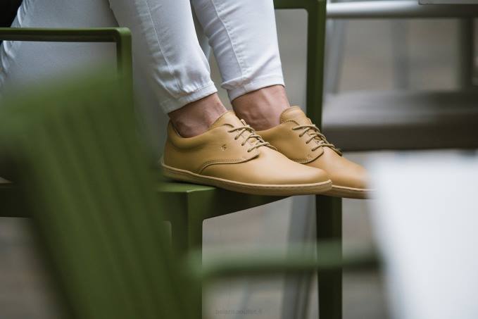 uomini scarpe a piedi nudi paesaggio urbano marrone caramello salato Be Lenka 80JV1