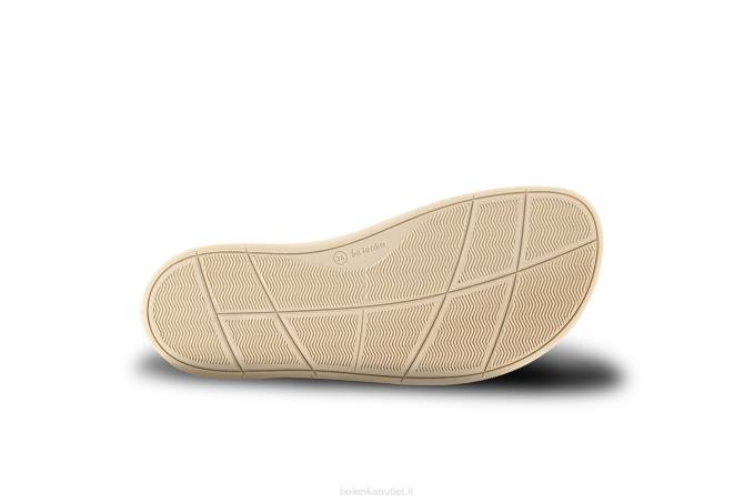 uomini scarpe a piedi nudi paesaggio urbano marrone caramello salato Be Lenka 80JV1