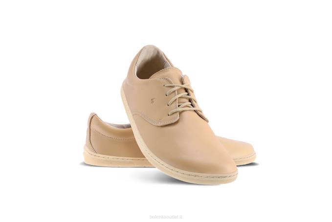 uomini scarpe a piedi nudi paesaggio urbano marrone caramello salato Be Lenka 80JV1