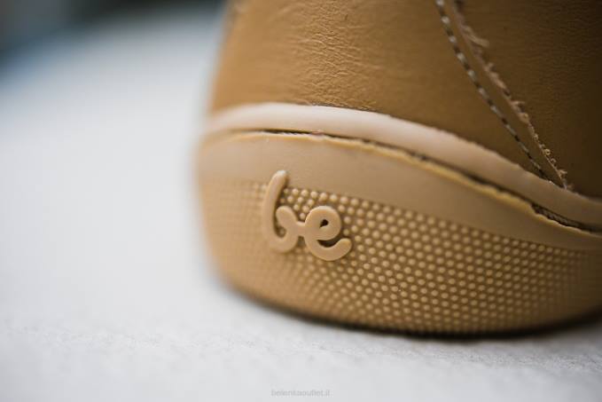 uomini scarpe a piedi nudi paesaggio urbano marrone caramello salato Be Lenka 80JV1