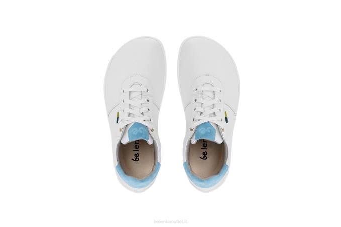 uomini scarpe a piedi nudi - royale bianco blu Be Lenka 80JV6