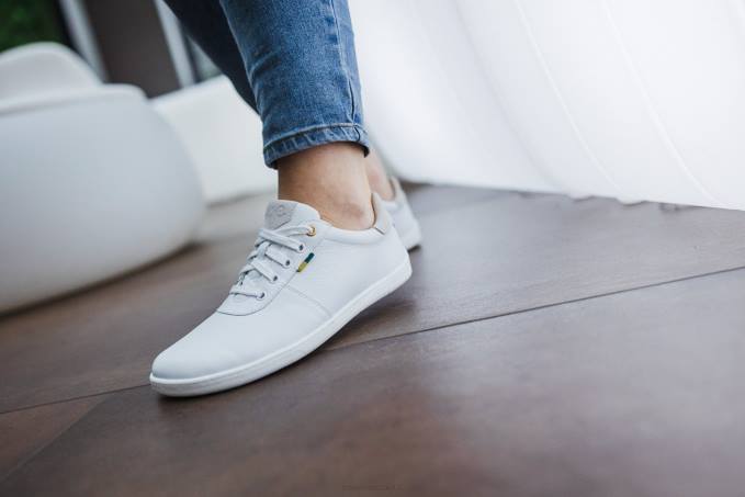 uomini scarpe a piedi nudi - royale bianco e beige Be Lenka 80JV7
