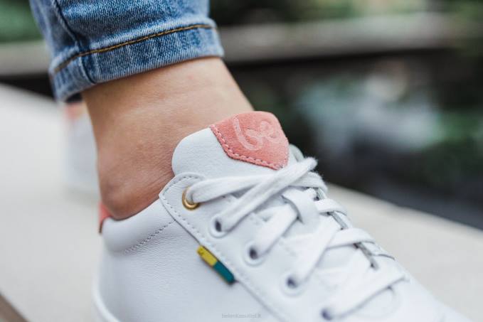 uomini scarpe a piedi nudi - royale pesca bianca e scura Be Lenka 80JV4