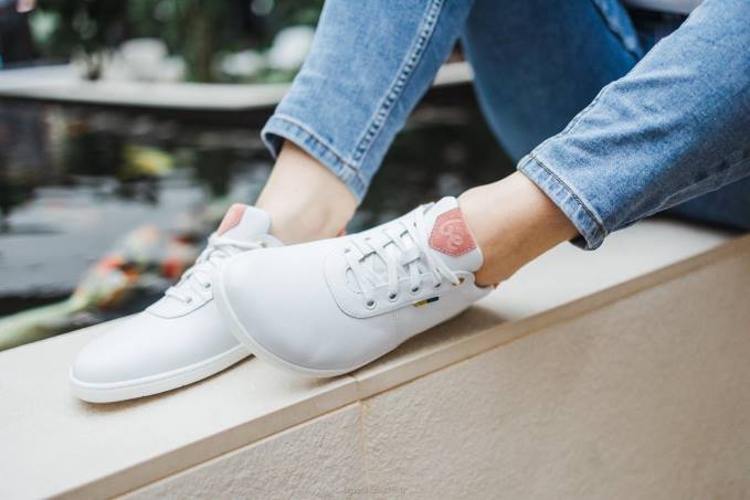 uomini scarpe a piedi nudi - royale pesca bianca e scura Be Lenka 80JV4