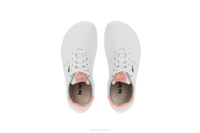 uomini scarpe a piedi nudi - royale pesca bianca e scura Be Lenka 80JV4