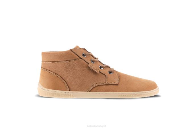 uomini scarpe a piedi nudi - sinergia cognac e beige Be Lenka 80JV20