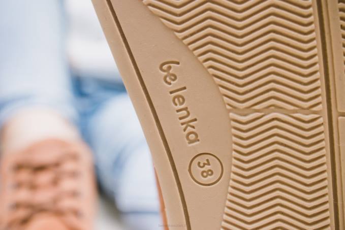 uomini scarpe a piedi nudi - sinergia cognac e beige Be Lenka 80JV20