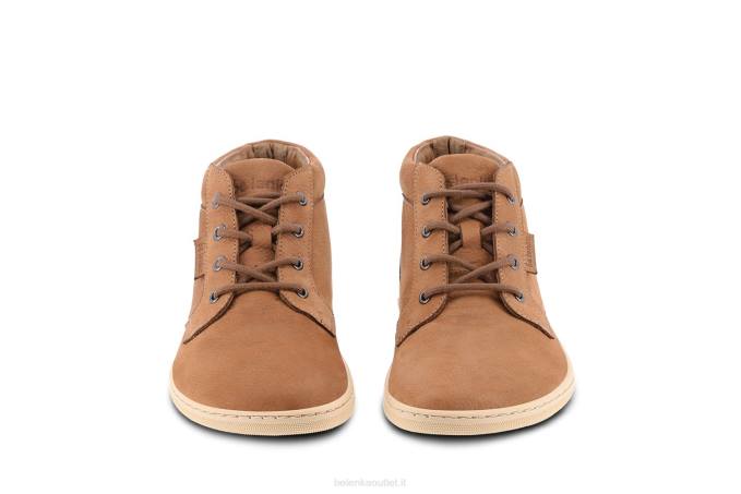 uomini scarpe a piedi nudi - sinergia cognac e beige Be Lenka 80JV20