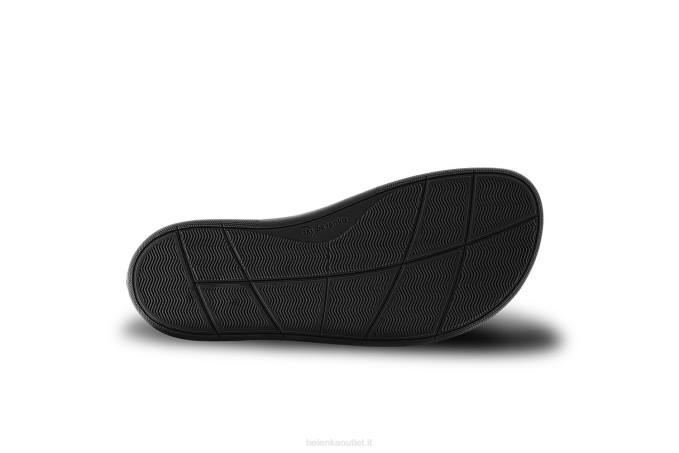 uomini scarpe a piedi nudi - sinergia tutto nero Be Lenka 80JV19