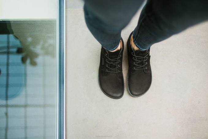 uomini scarpe a piedi nudi - sinergia tutto nero Be Lenka 80JV19
