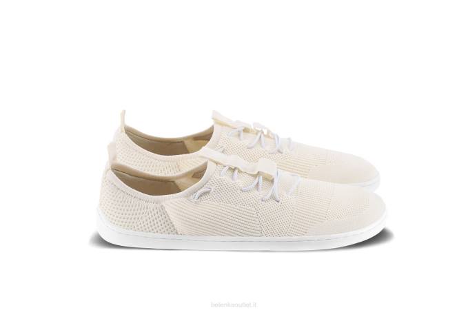 uomini le scarpe da ginnastica a piedi nudi elevano Bianco avorio Be Lenka 80JV32