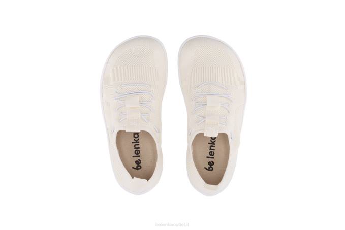 uomini le scarpe da ginnastica a piedi nudi elevano Bianco avorio Be Lenka 80JV32