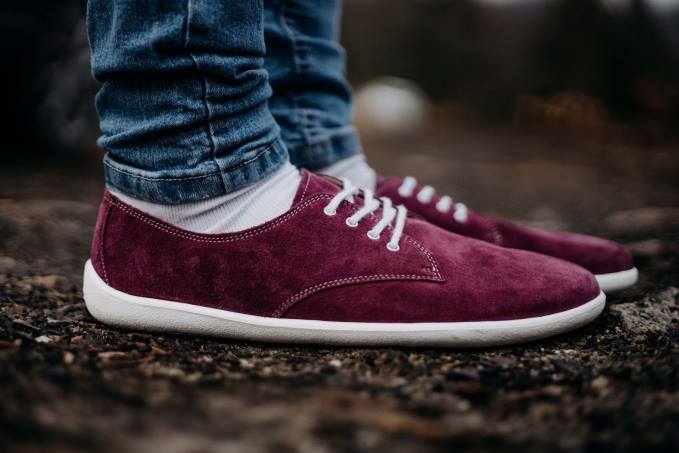 uomini scarpe a piedi nudi - città prugna e bianco Be Lenka 80JV122