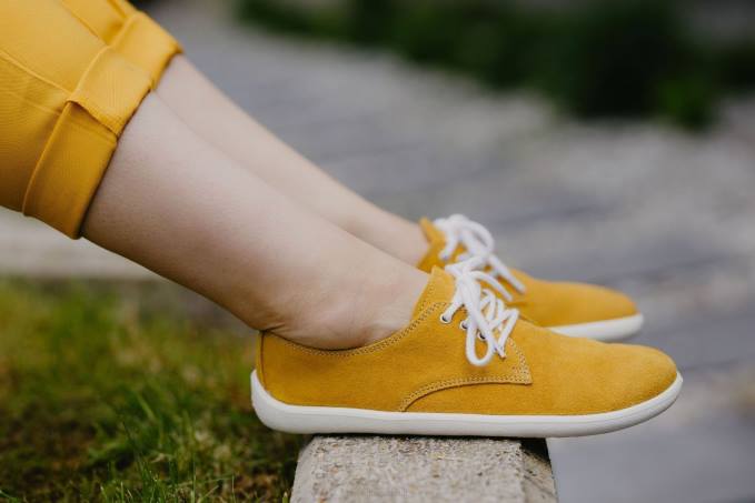 uomini scarpe a piedi nudi - città senape e bianco Be Lenka 80JV121