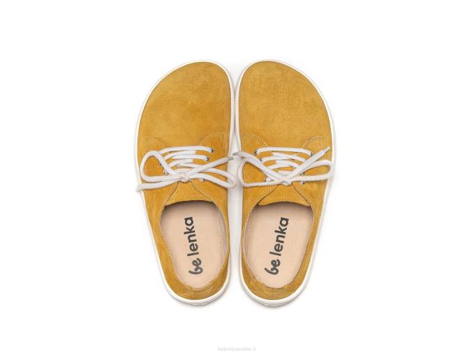 uomini scarpe a piedi nudi - città senape e bianco Be Lenka 80JV121